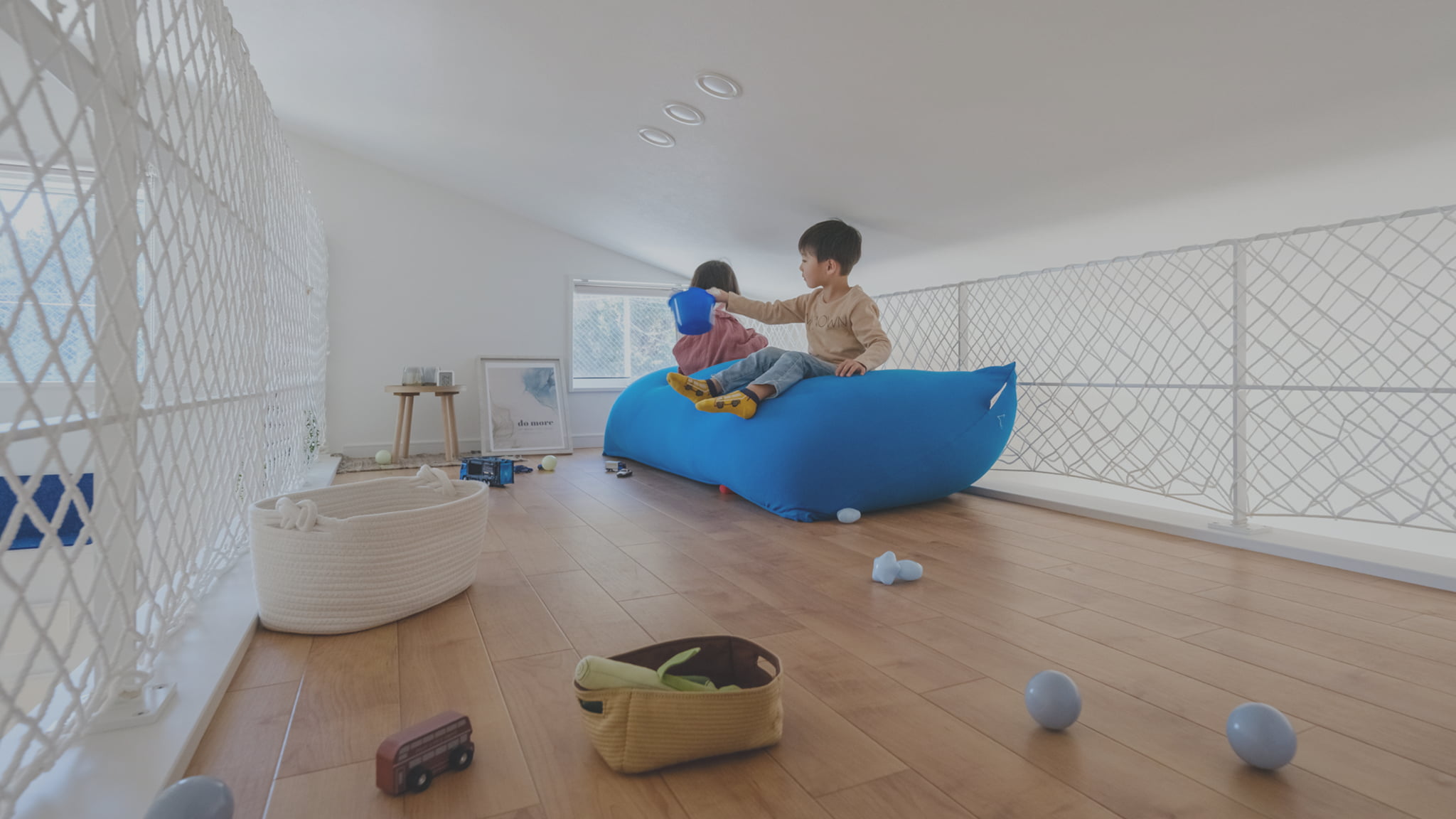 自然光が入る大栄建設の住まい